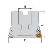 ICARDF104050220 Фреза сферическая со сменными пластинами Winstar