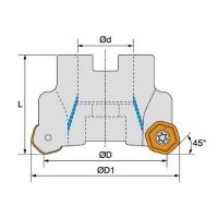 ICXHNF709100324  Фреза торцевая Winstar
