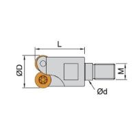 ICARDM704020100 Фреза сферическая со сменными пластинами Winstar