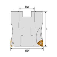 ICATPF107050220 Фреза для обработки пазов и уступов Winstar ICATPF107050220 Фреза для обработки пазов и уступов Winstar