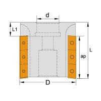 ICAPHF412063250 Фреза длиннокромочная Winstar ICAPHF412063250 Фреза длиннокромочная Winstar