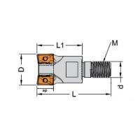 ICBAPM402032160 Фреза для обработки пазов и уступов Winstar ICBAPM402032160 Фреза для обработки пазов и уступов Winstar