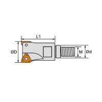 ICATPM105033160 Фреза для обработки пазов и уступов Winstar ICATPM105033160 Фреза для обработки пазов и уступов Winstar