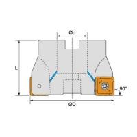 ICR49F407080271  Фреза для обработки пазов и уступов Winstar