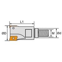ICR39M303020100 Фреза для обработки пазов и уступов Winstar ICR39M303020100 Фреза для обработки пазов и уступов Winstar